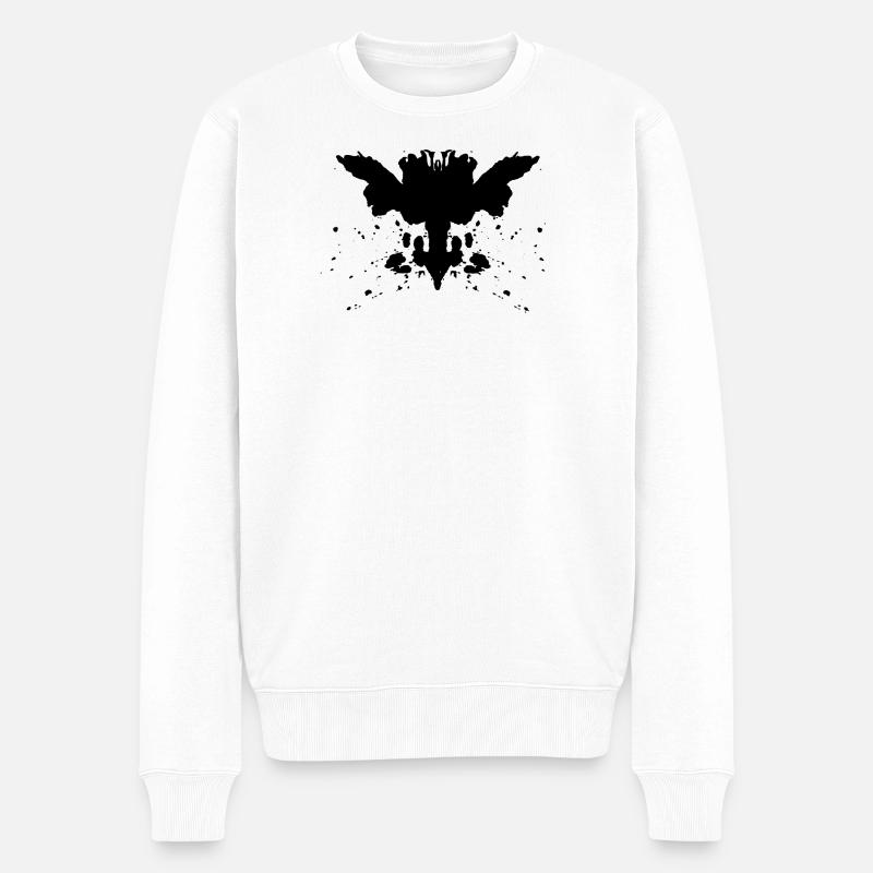 Rorschach - Männer Premium Bio Pullover - Weiß