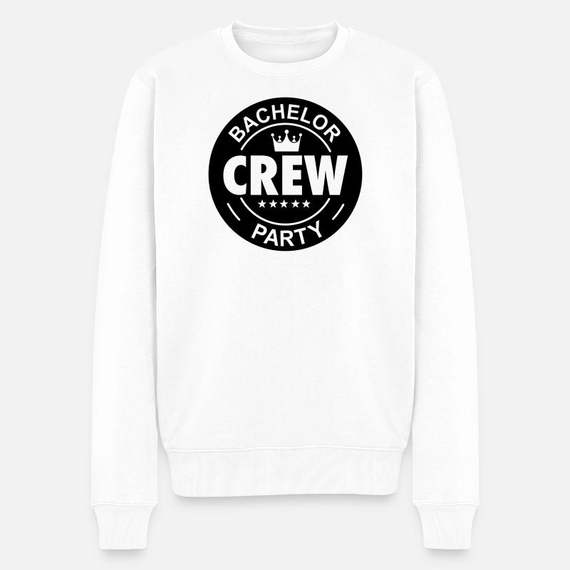 baccalauréat enterrement - Pull Premium bio Homme - blanc