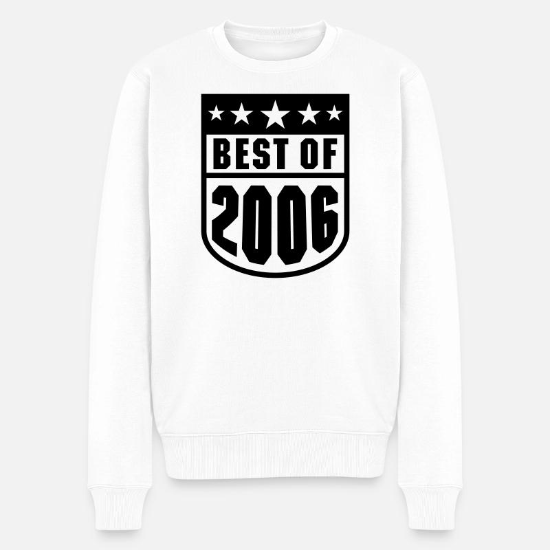 Best of 2006 - Männer Premium Bio Pullover - Weiß