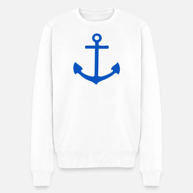 Ancre maritime - Pull Premium bio Homme - blanc