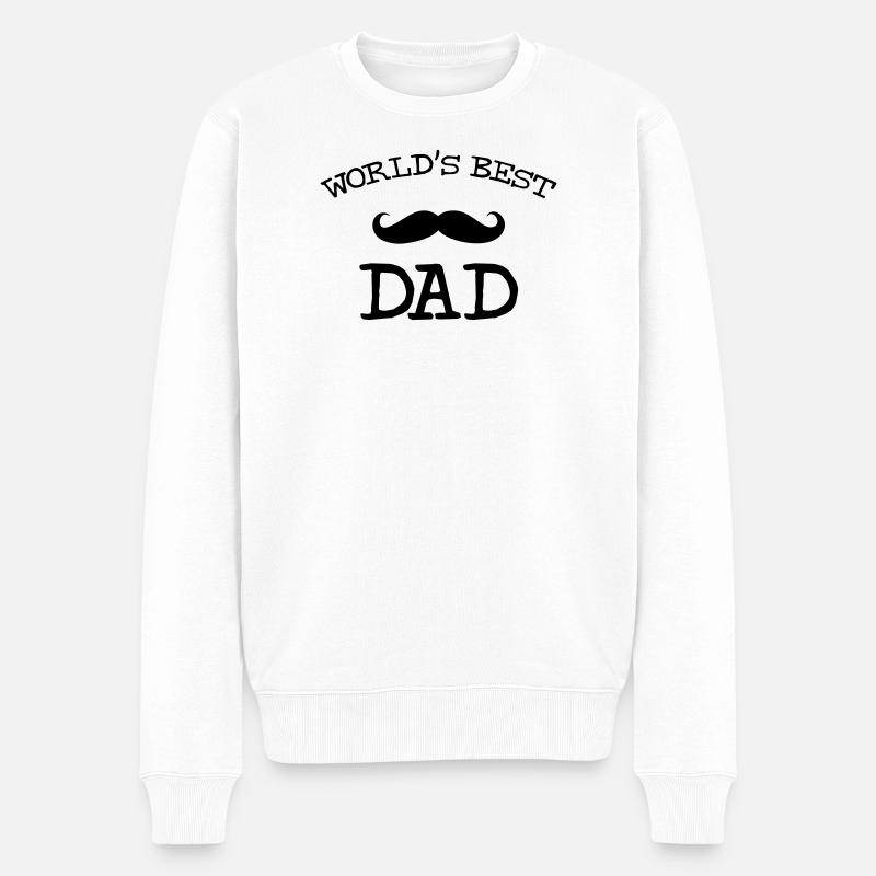 World's Best Dad - Pull Premium bio Homme - blanc