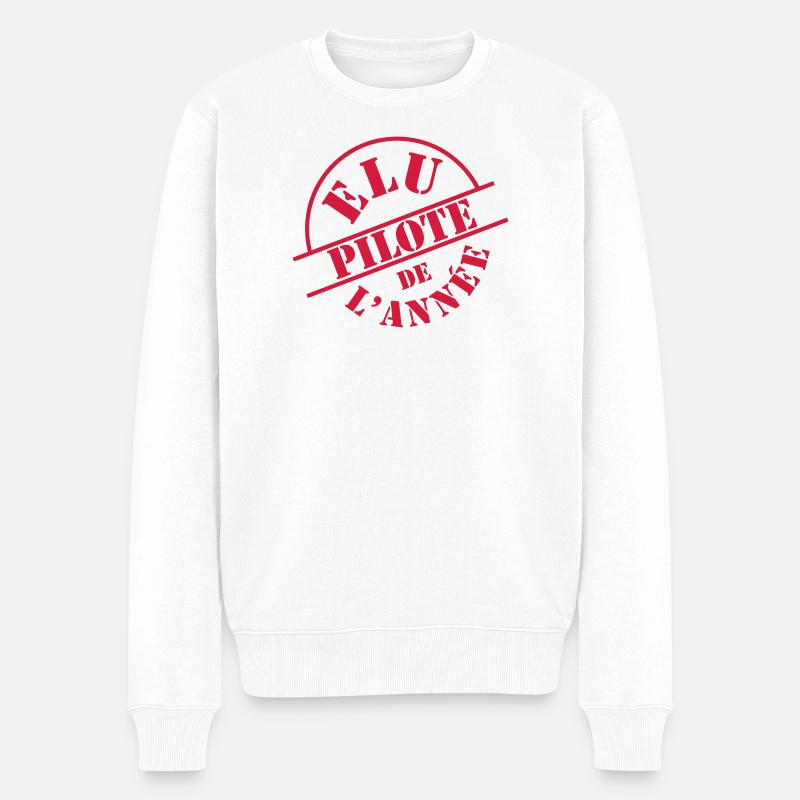 Pilote de l'année - Pull Premium bio Homme - blanc