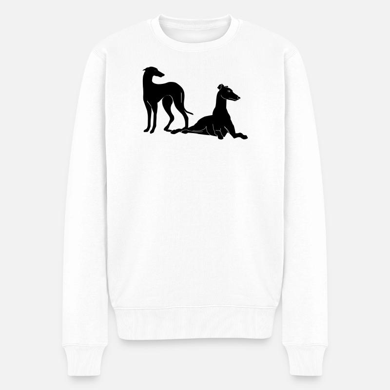 Gruppe Galgos - Männer Premium Bio Pullover - Weiß