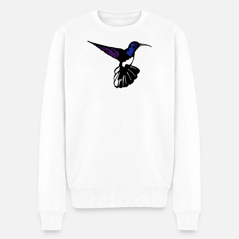 colibri - Pull Premium bio Homme - blanc