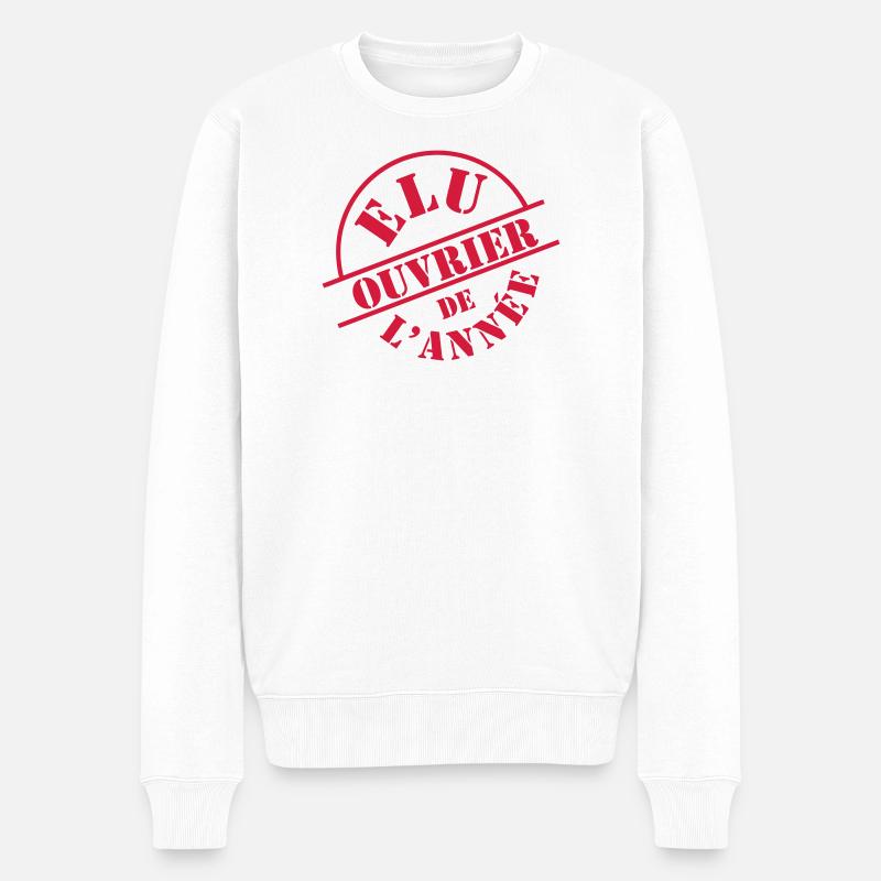 Ouvrier - Pull Premium bio Homme - blanc