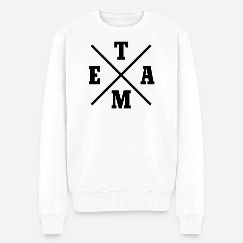 L'équipe de Cross - Pull Premium bio Homme - blanc