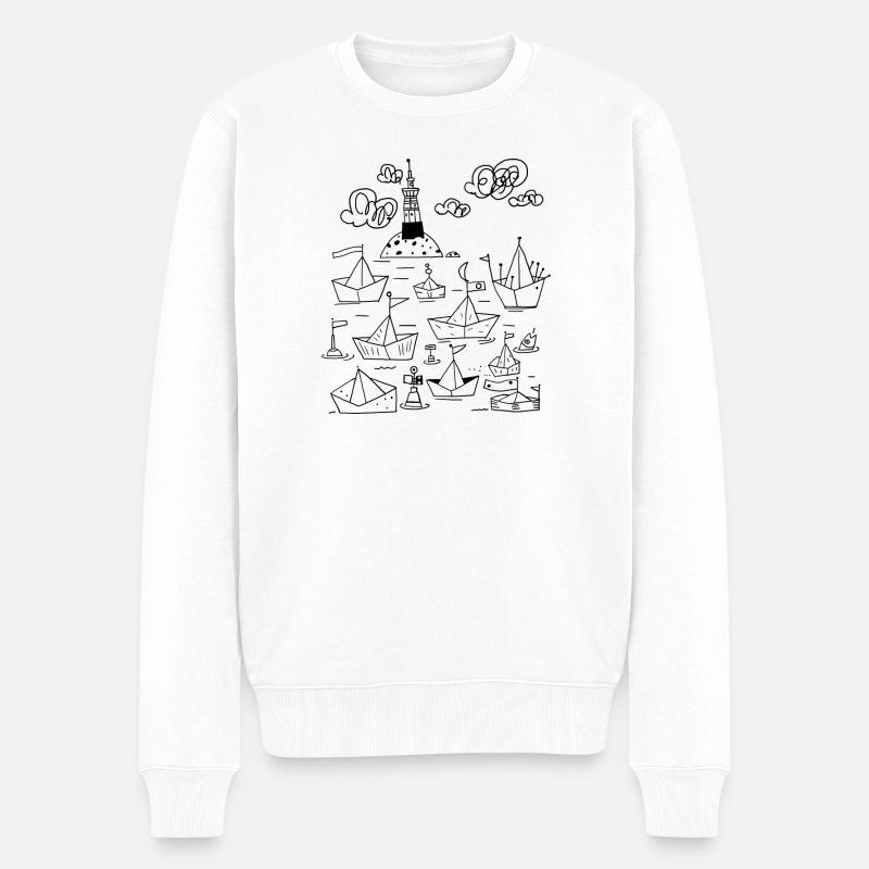 Port t-shirt - Pull Premium bio Homme - blanc