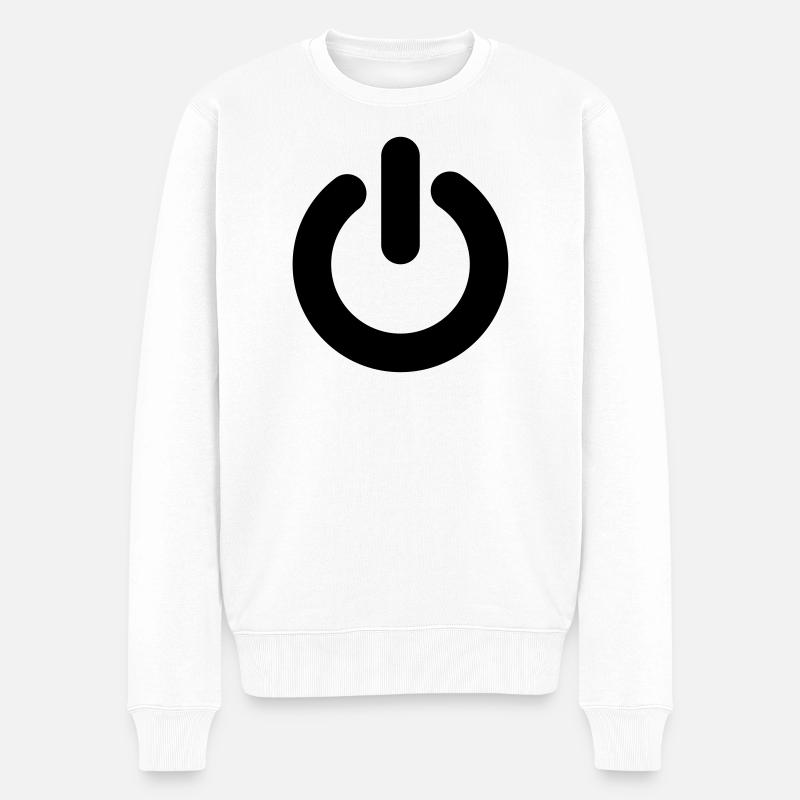 spiele - Männer Premium Bio Pullover - Weiß