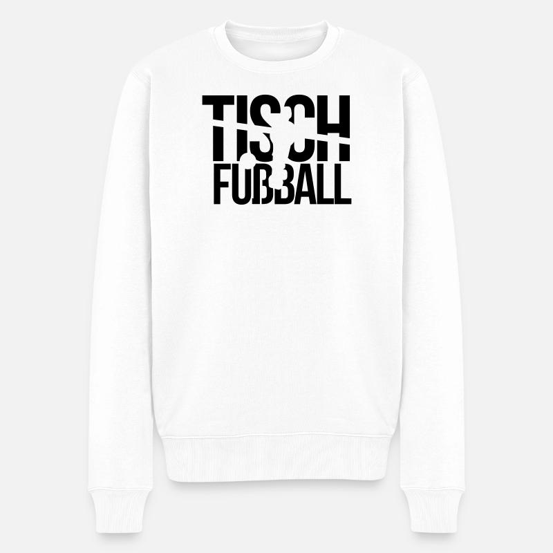 tischfußball - Männer Premium Bio Pullover - Weiß