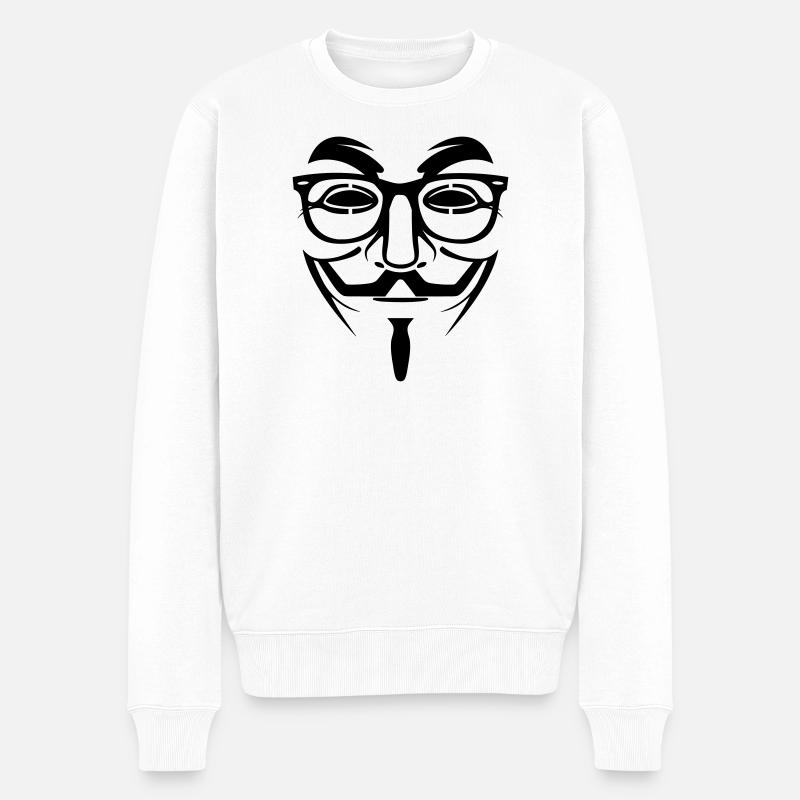 Geek Anonymous - Pull Premium bio Homme - blanc