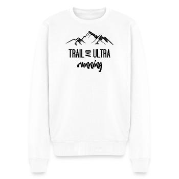 Trail Running et Ultra Running - Pull Premium bio Homme - blanc - Devant - Thijin (182cm)