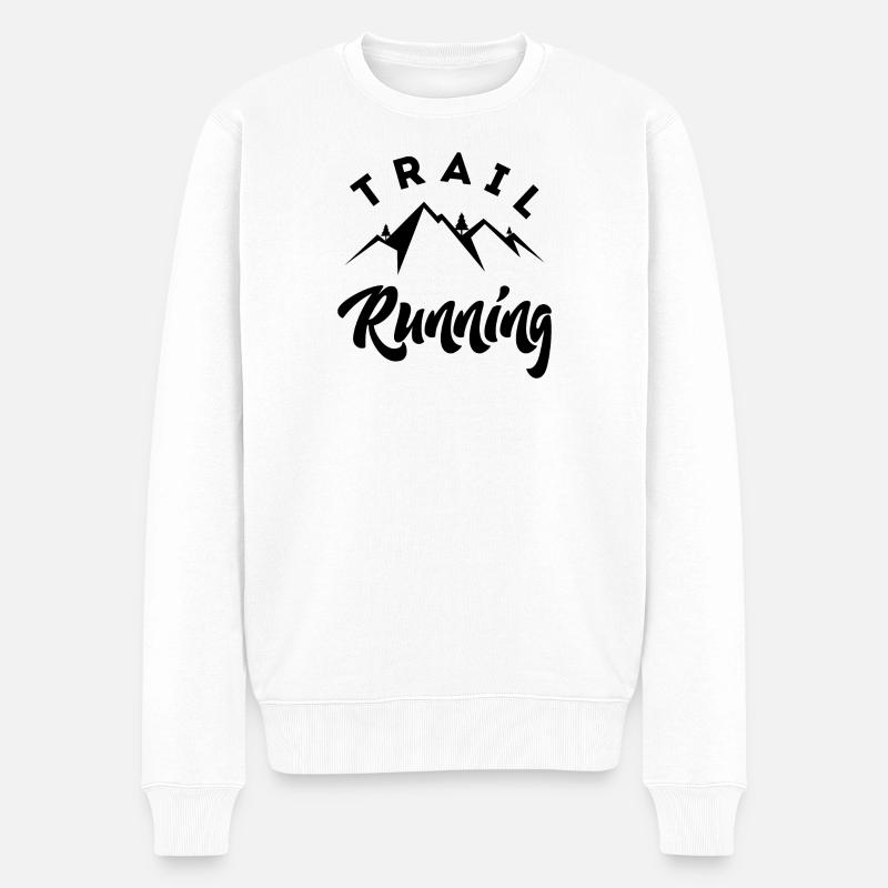 Trail Running - Pull Premium bio Homme - blanc