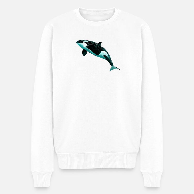 Orca - Pull Premium bio Homme - blanc