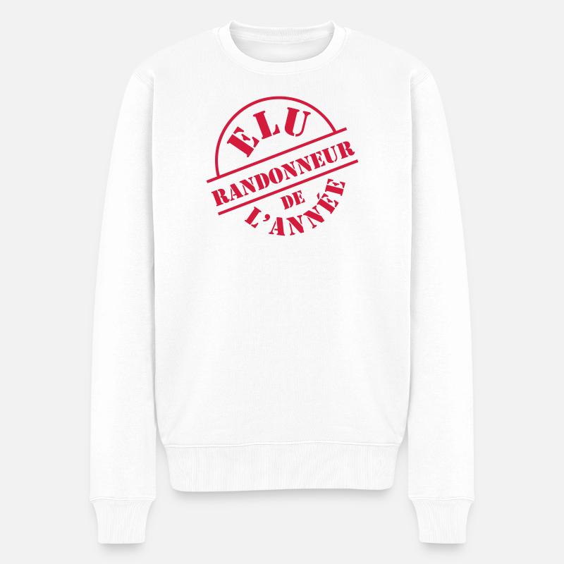 Randonnée - Pull Premium bio Homme - blanc