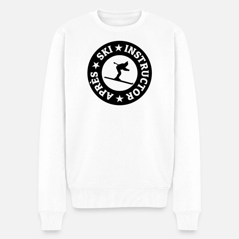 Moniteur après-ski Skieur Moniteur de ski - Pull Premium bio Homme - blanc