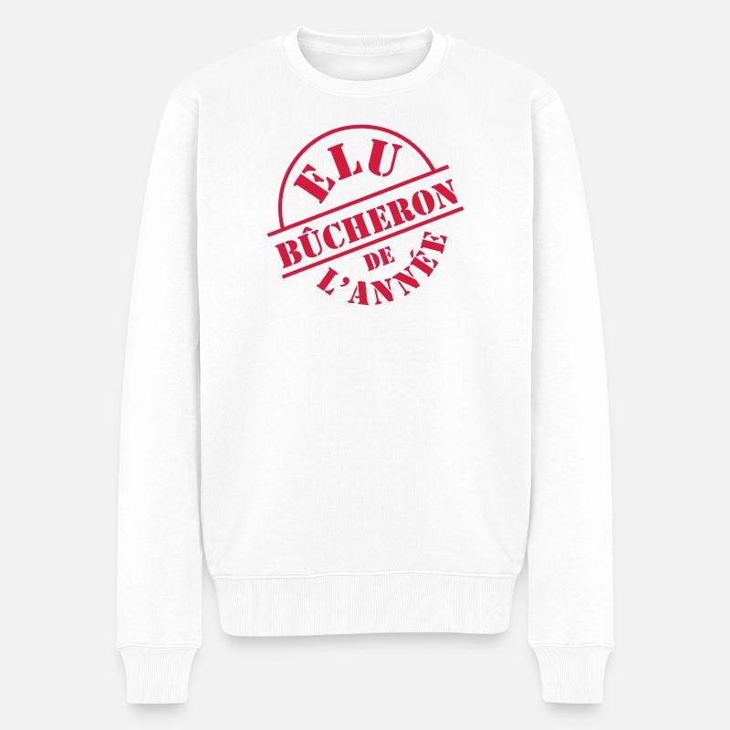 Bûcheron - Pull Premium bio Homme - blanc