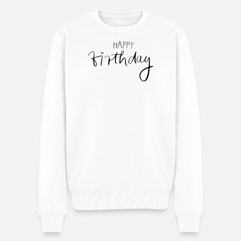 Joyeux anniversaire - Pull Premium bio Homme - blanc