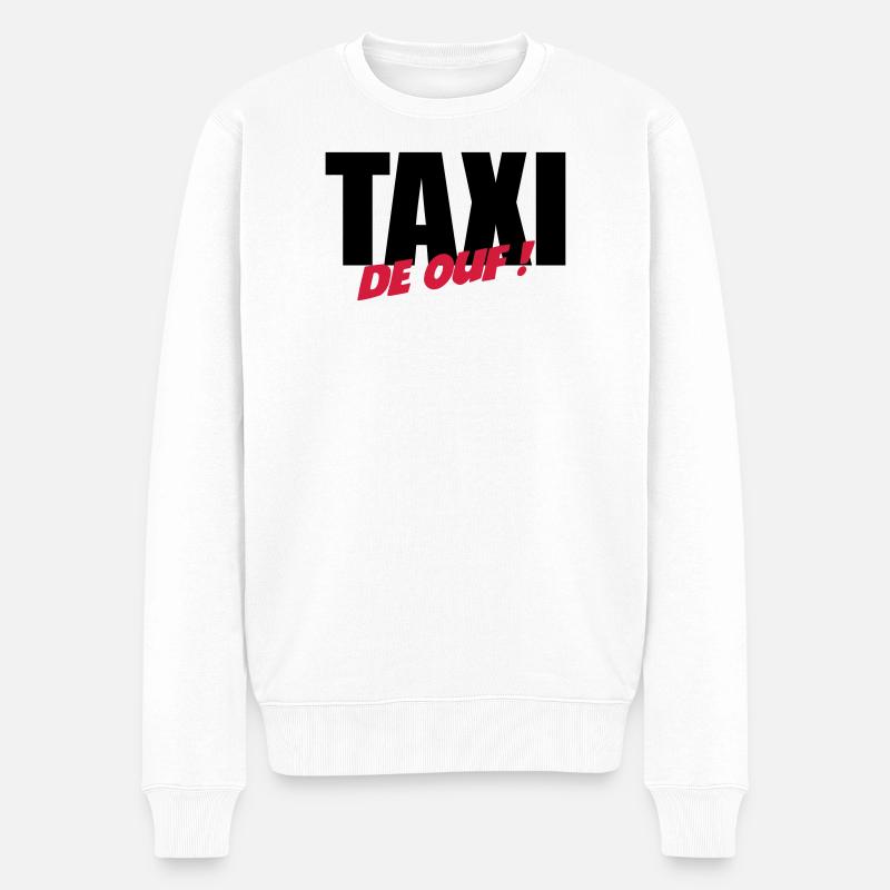 Taxi de ouf ! - Pull Premium bio Homme - blanc