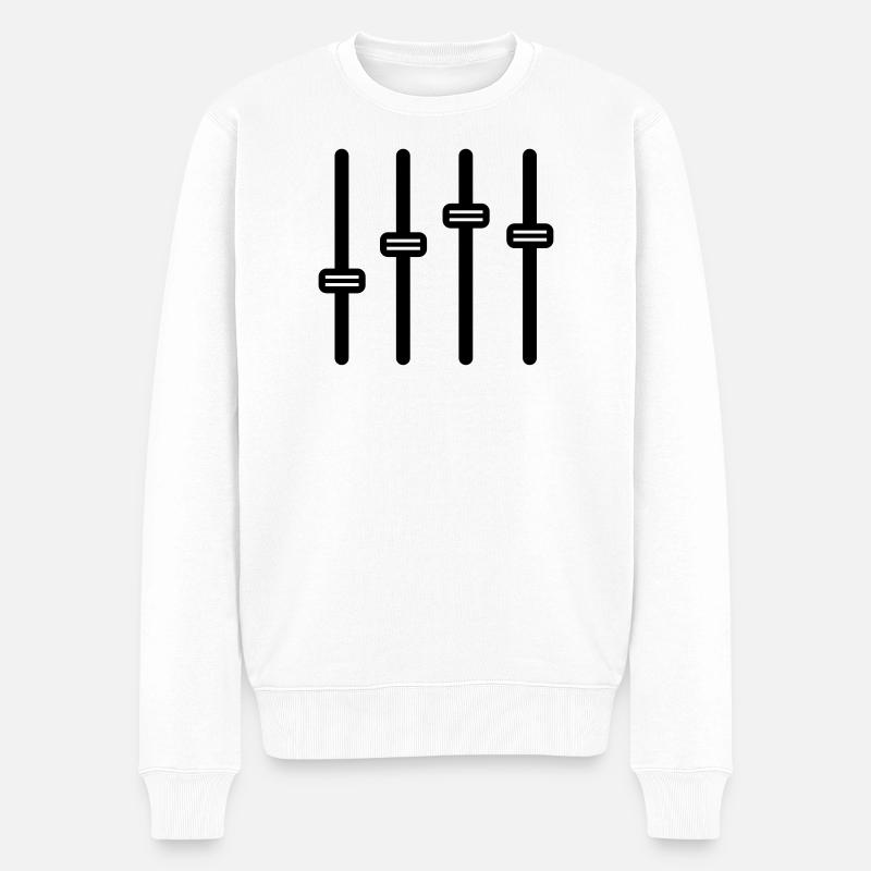 audio - Pull Premium bio Homme - blanc