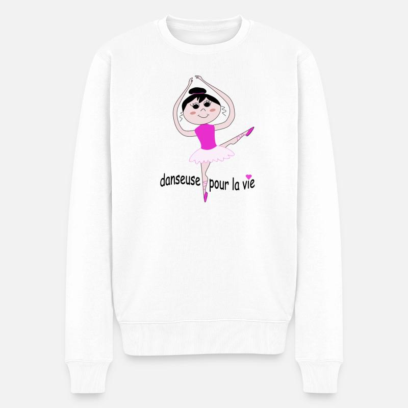 Danseuse pour la vie - Pull Premium bio Homme - blanc