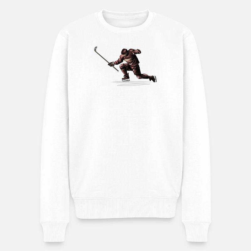 goal - Pull Premium bio Homme - blanc