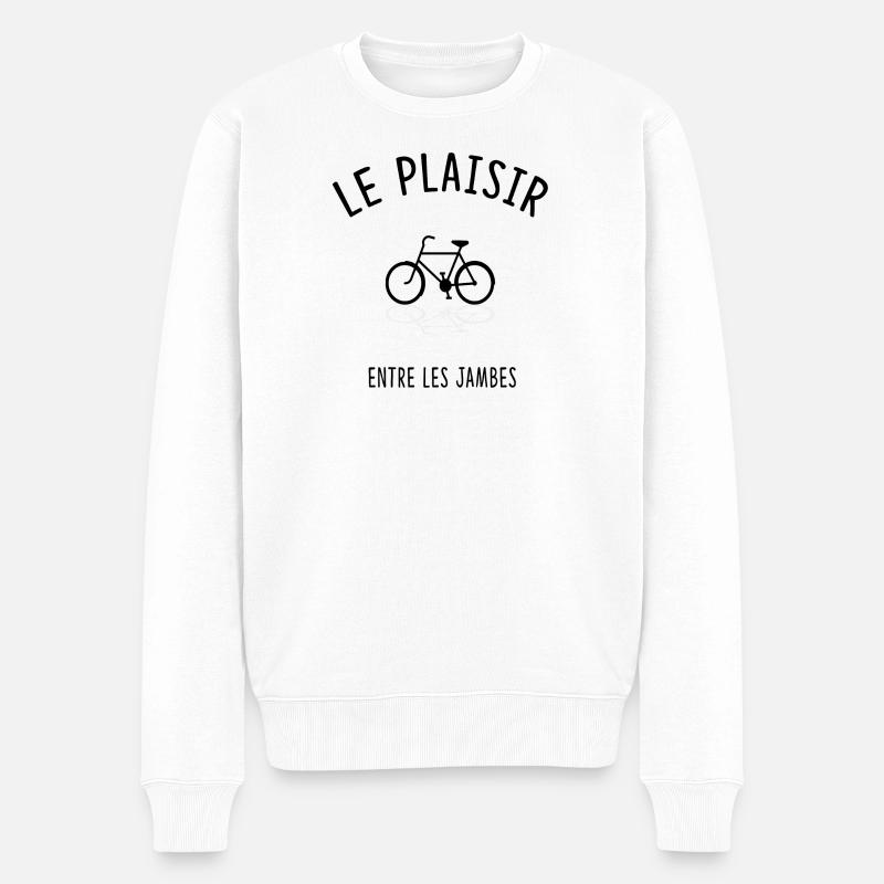 Le plaisir entre les jambes - Pull Premium bio Homme - blanc
