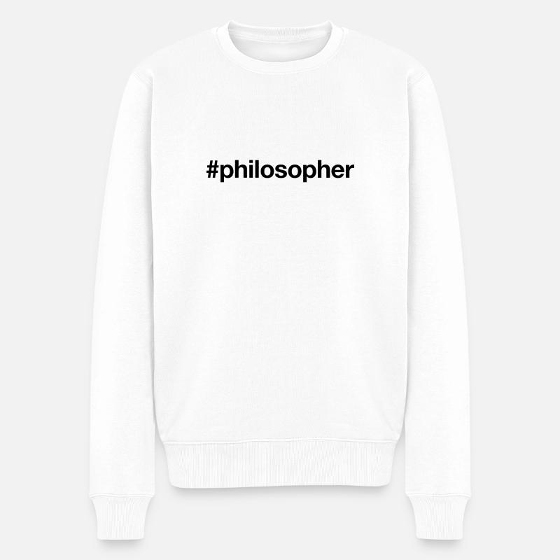PHILOSOPHE - Pull Premium bio Homme - blanc