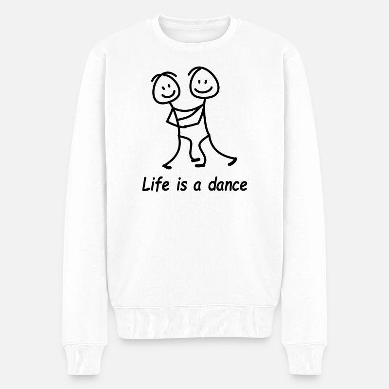 danse - Pull Premium bio Homme - blanc