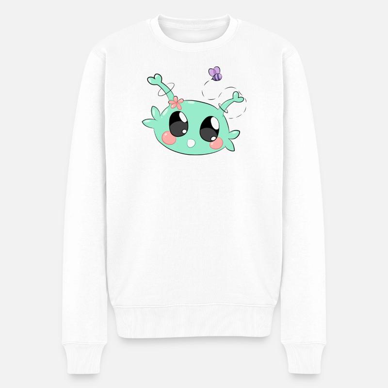 Alien heureux - Alien heureux - Pull Premium bio Homme - blanc