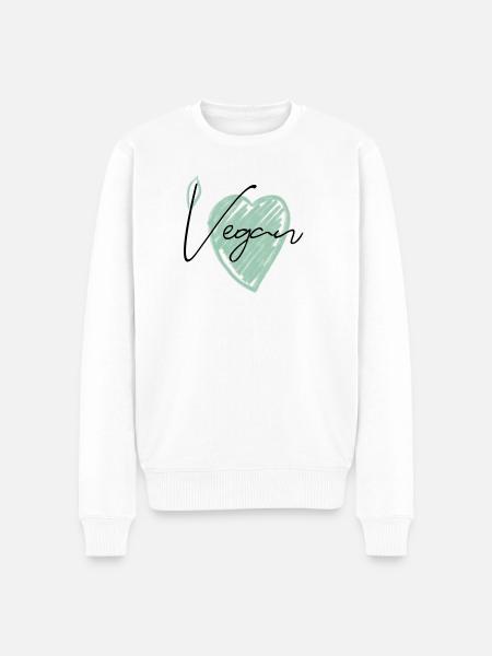 Végétalien - Pull Premium bio Homme - blanc