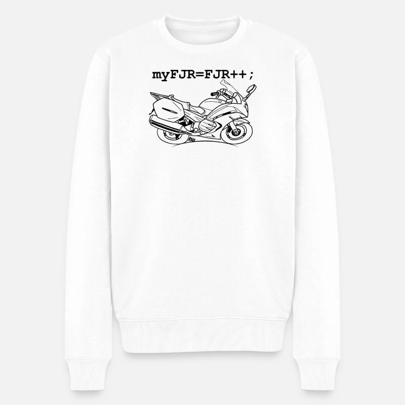 myFJR - Männer Premium Bio Pullover - Weiß