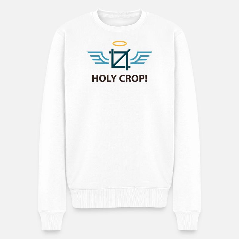 Holy Crop - Pull Premium bio Homme - blanc