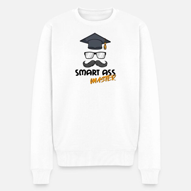Examen de fin d'études de Master Diploma réussi - Pull Premium bio Homme - blanc