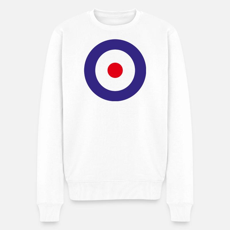 Bouclier d'aviation Angleterre - Pull Premium bio Homme - blanc