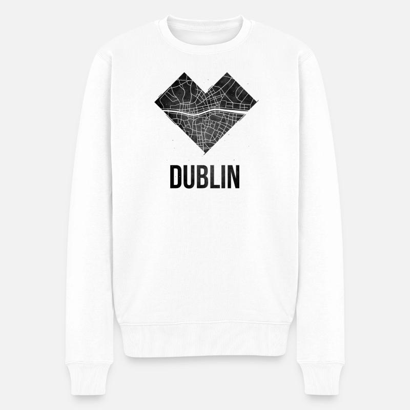 Dublin - Pull Premium bio Homme - blanc