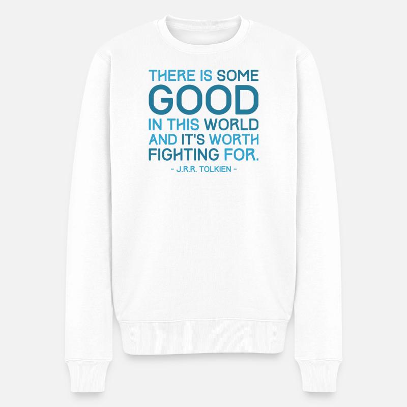 Es gibt einige gute - Männer Premium Bio Pullover - Weiß