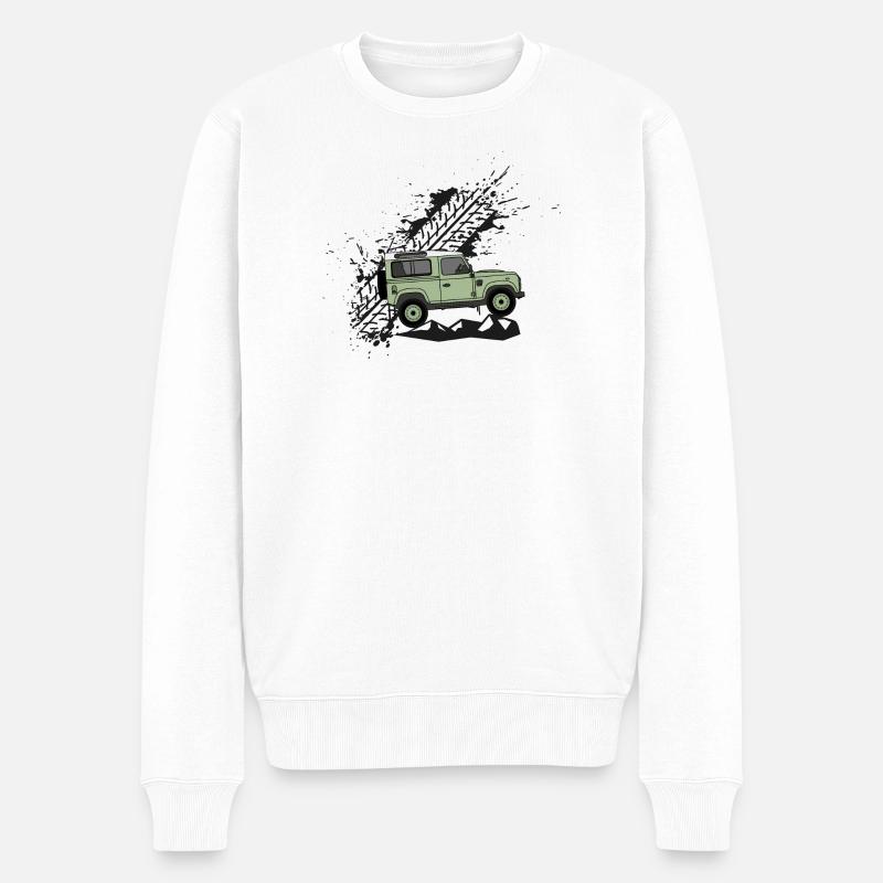 Defender 90 Splash - Pull Premium bio Homme - blanc