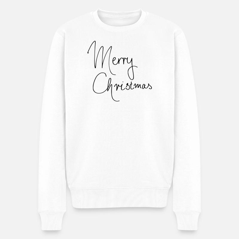 joyeux Noël - Pull Premium bio Homme - blanc