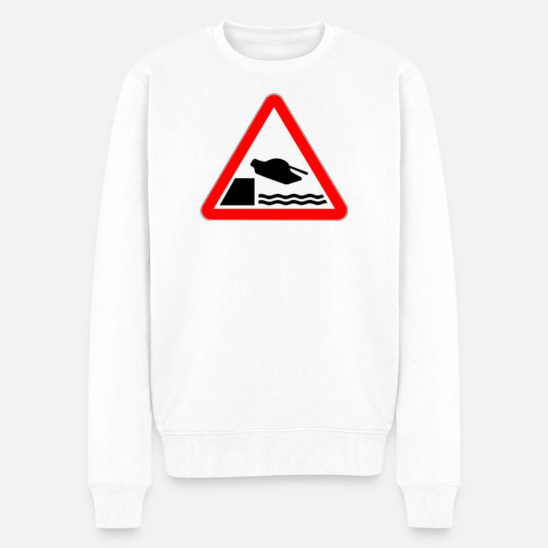 No war! - Männer Premium Bio Pullover - Weiß