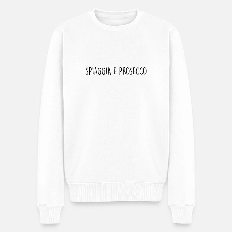 SPIAGGIA E PROSECCO - Pull Premium bio Homme - blanc