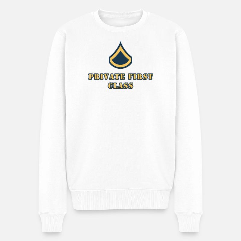 Première classe privée - Pull Premium bio Homme - blanc