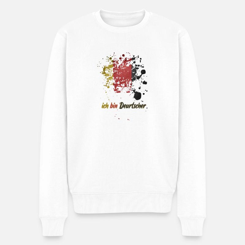 je suis Allemand - Pull Premium bio Homme - blanc