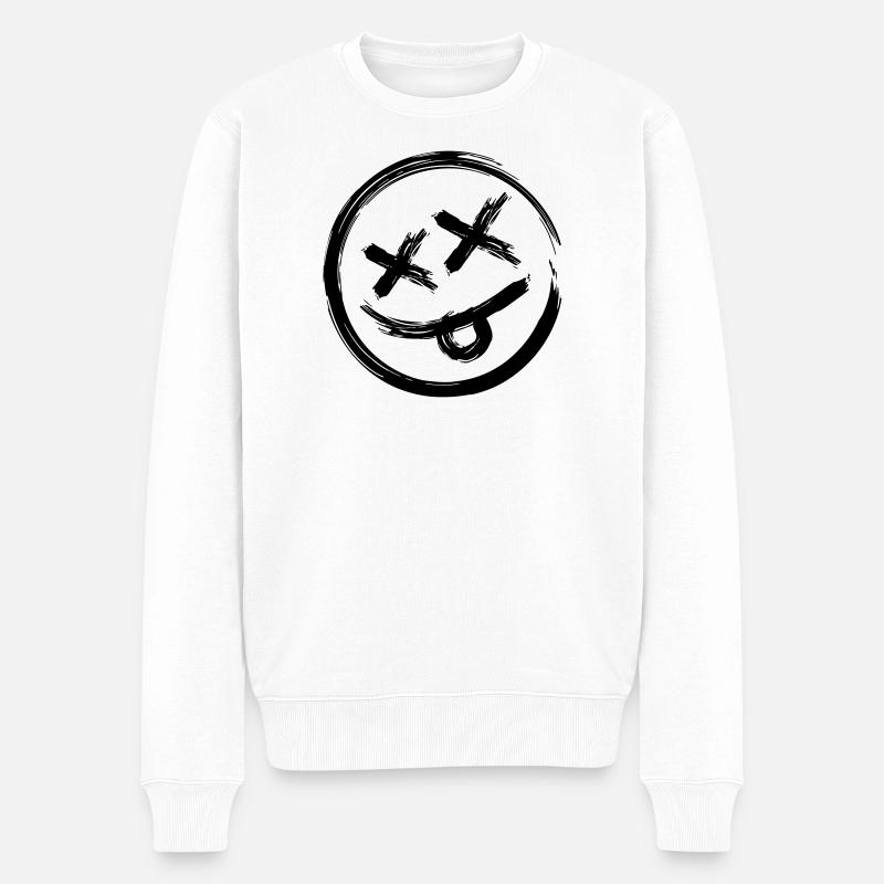 Sourire - Pull Premium bio Homme - blanc