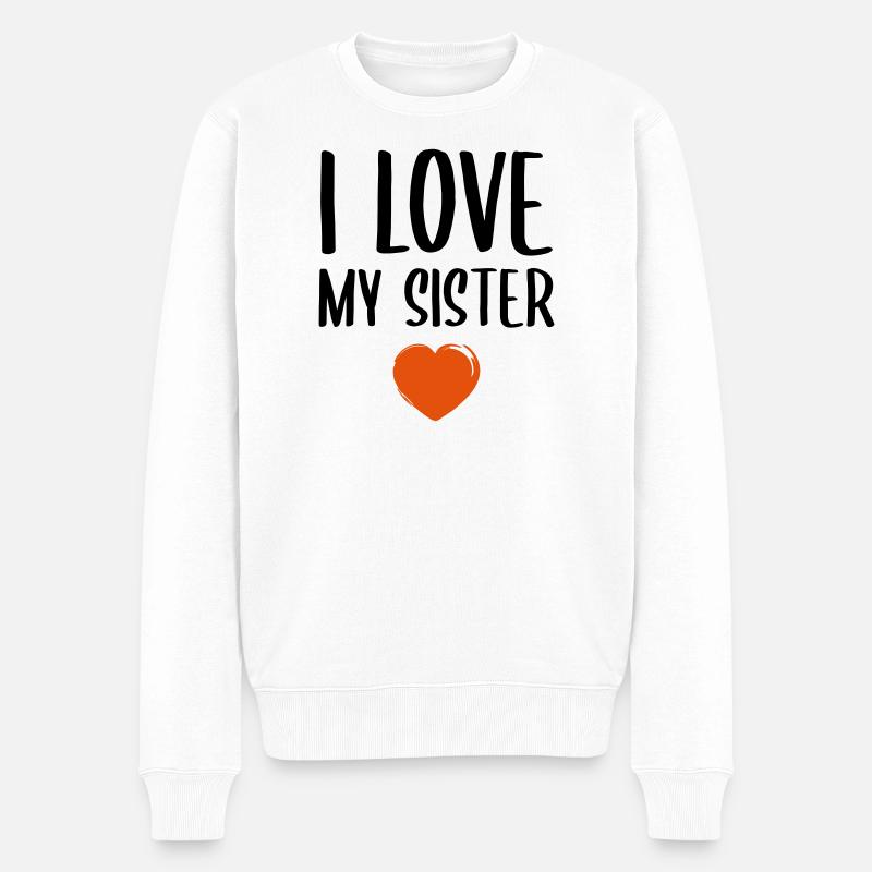 J'aime ma soeur - Pull Premium bio Homme - blanc