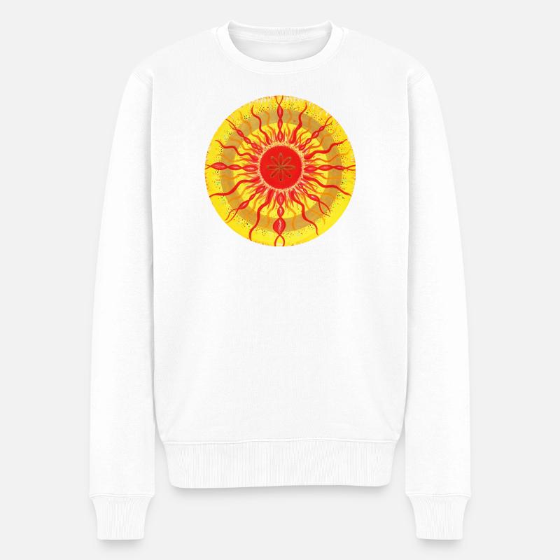 Énergie de création Star Gate - Sonja Ariel - Pull Premium bio Homme - blanc