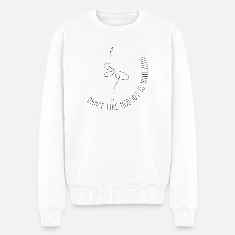 Ballerine danseuse - Pull Premium bio Homme - blanc