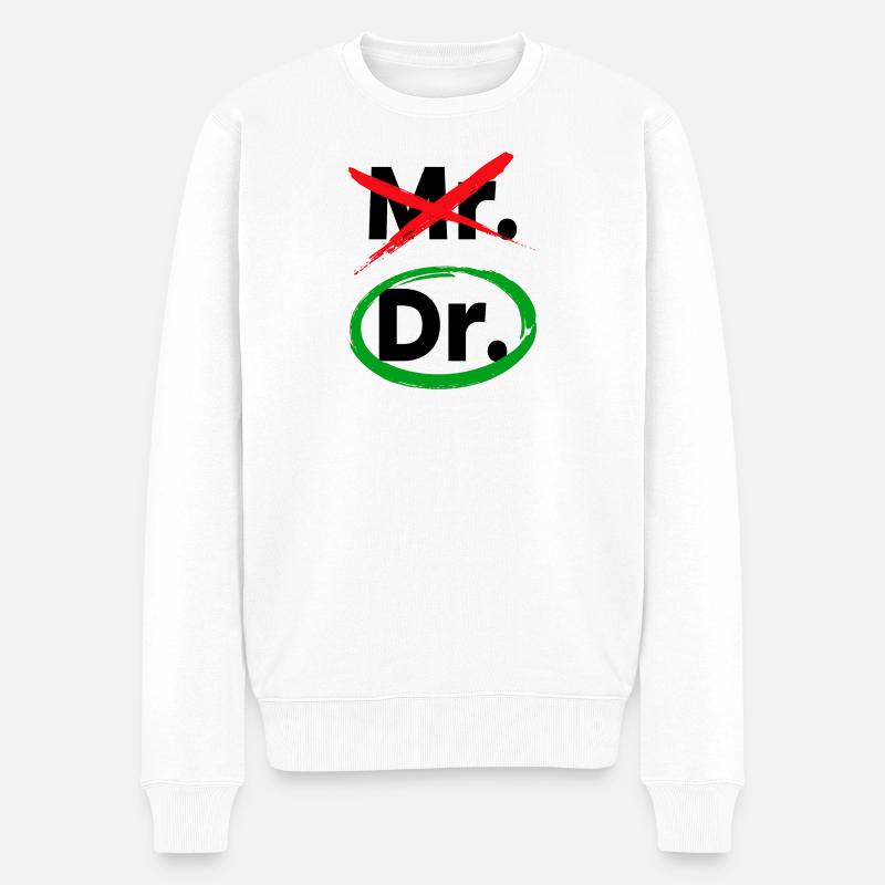 Déclaration du médecin Médecin Spécialiste Emploi Médecin d'urgence - Pull Premium bio Homme - blanc