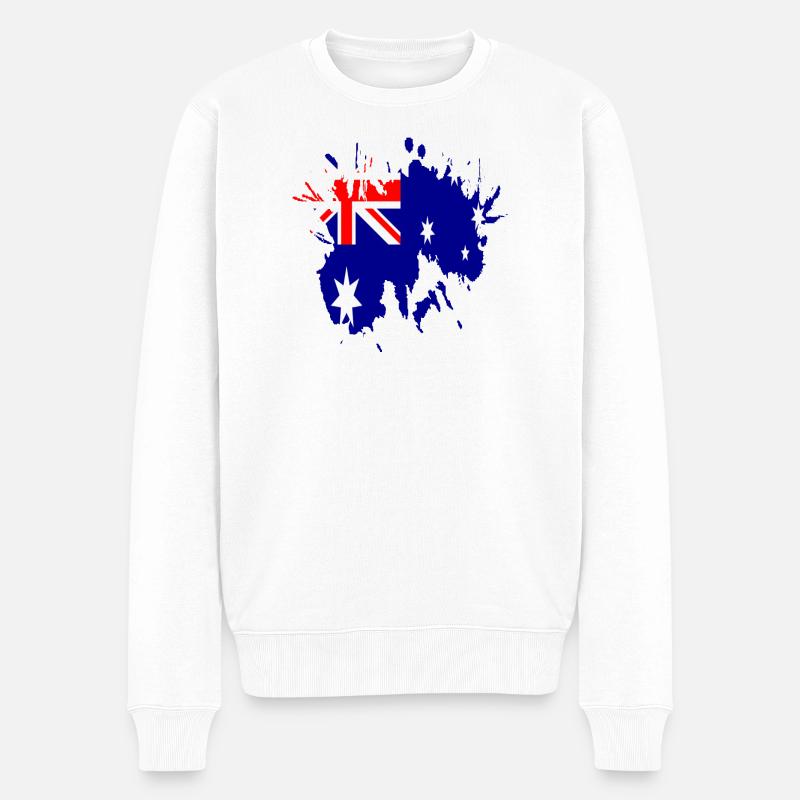 australie Pepigo - Pull Premium bio Homme - blanc