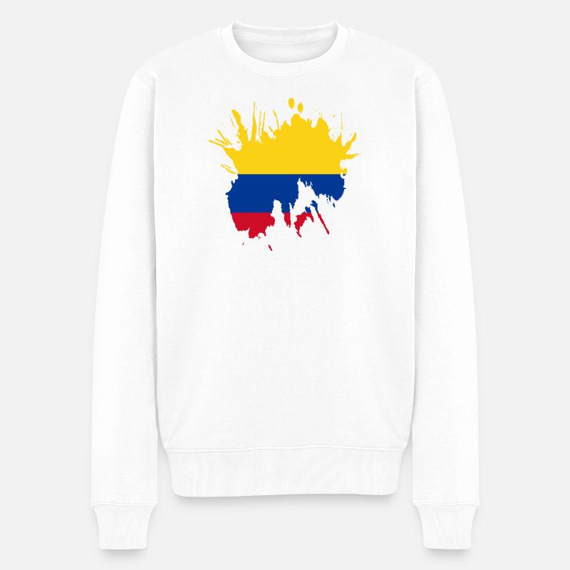 colombia Pepigo - Pull Premium bio Homme - blanc