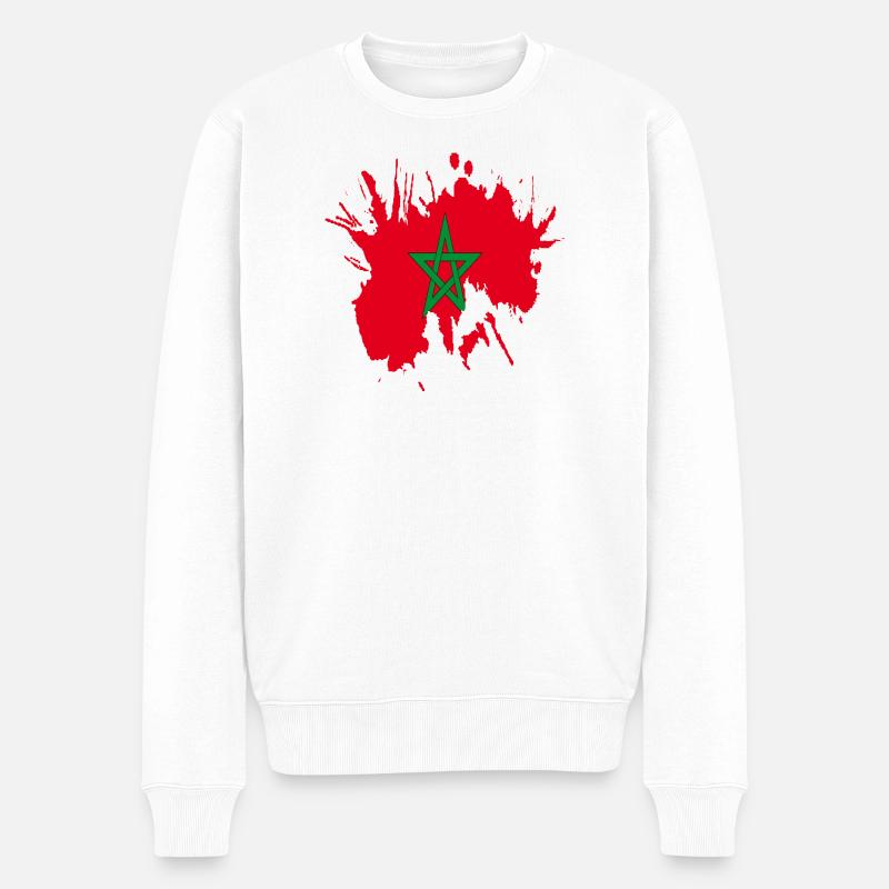 maroc Pepigo - Pull Premium bio Homme - blanc